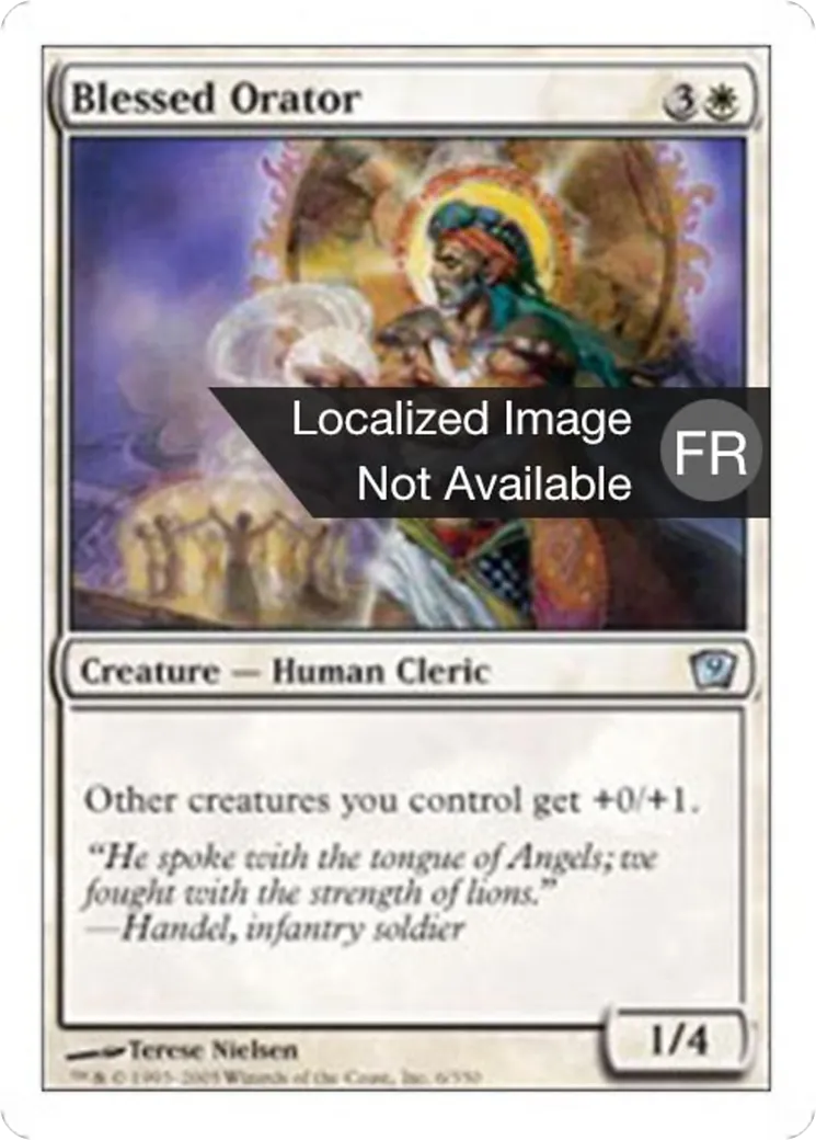 Orateur béni — Ninth Edition — Magic: The Gathering