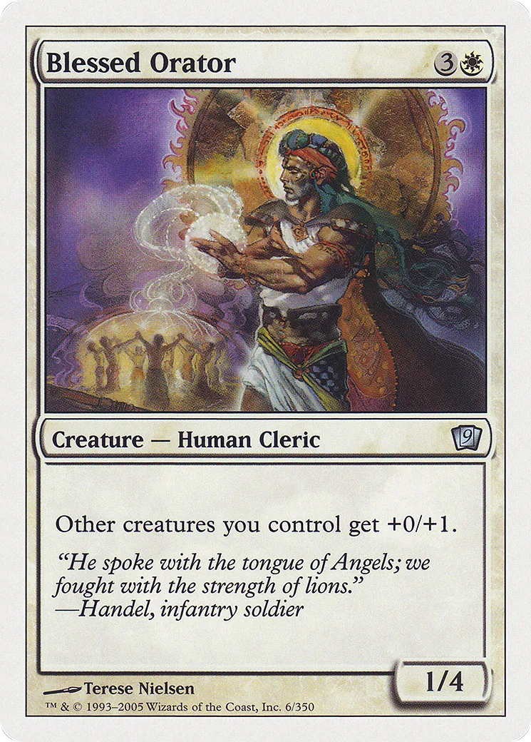 Orateur béni — Ninth Edition — Magic: The Gathering