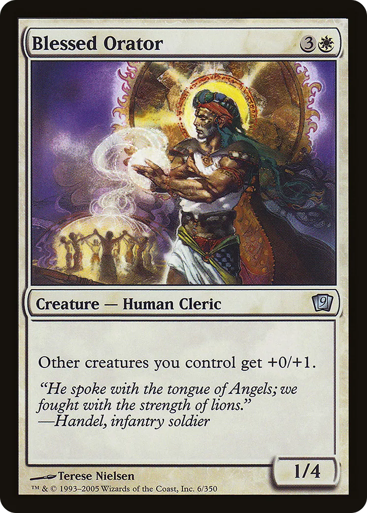 Orateur béni — Ninth Edition — Magic: The Gathering