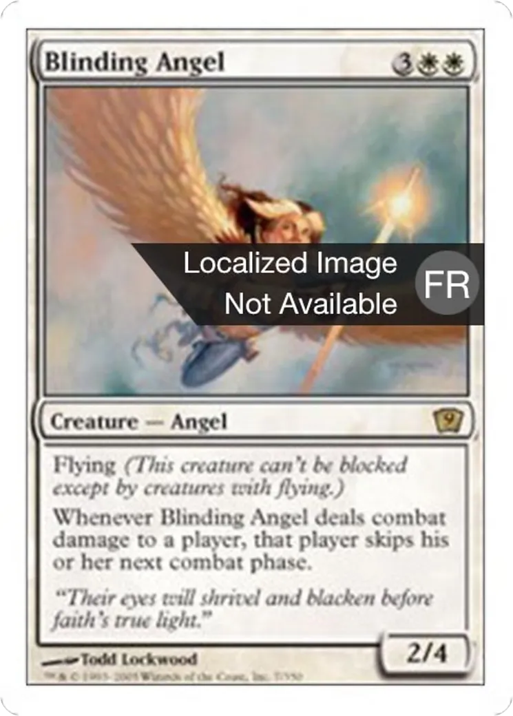Ange aveuglante — Ninth Edition — Magic: The Gathering