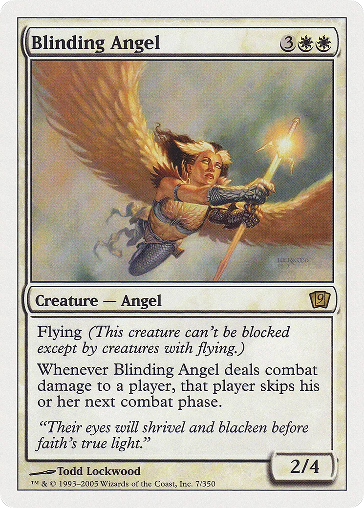 Blinding Angel — Ninth Edition — Magic: The Gathering