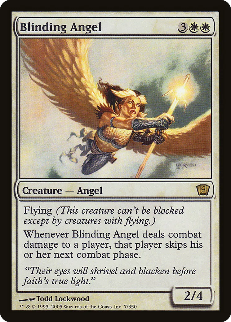 Ange aveuglante — Ninth Edition — Magic: The Gathering