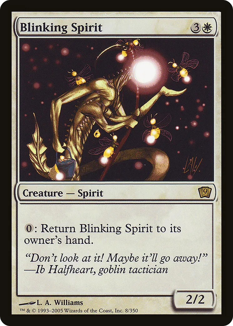 Blinking Spirit — Ninth Edition — Magic: The Gathering