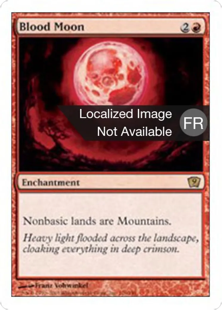Lune de sang — Ninth Edition — Magic: The Gathering