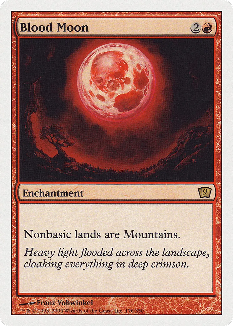 Blood Moon — Ninth Edition — Magic: The Gathering