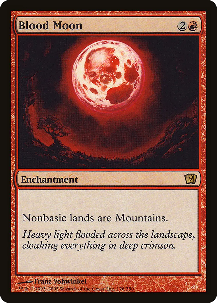 Blood Moon — Ninth Edition — Magic: The Gathering