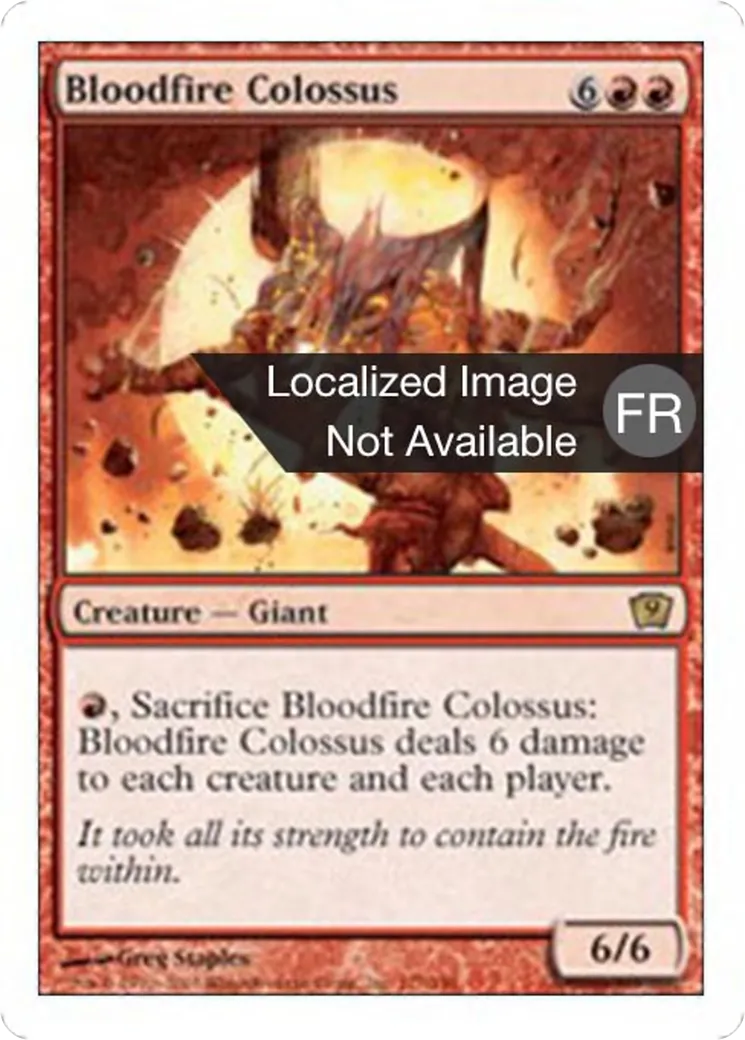 Colosse hématopyre — Ninth Edition — Magic: The Gathering
