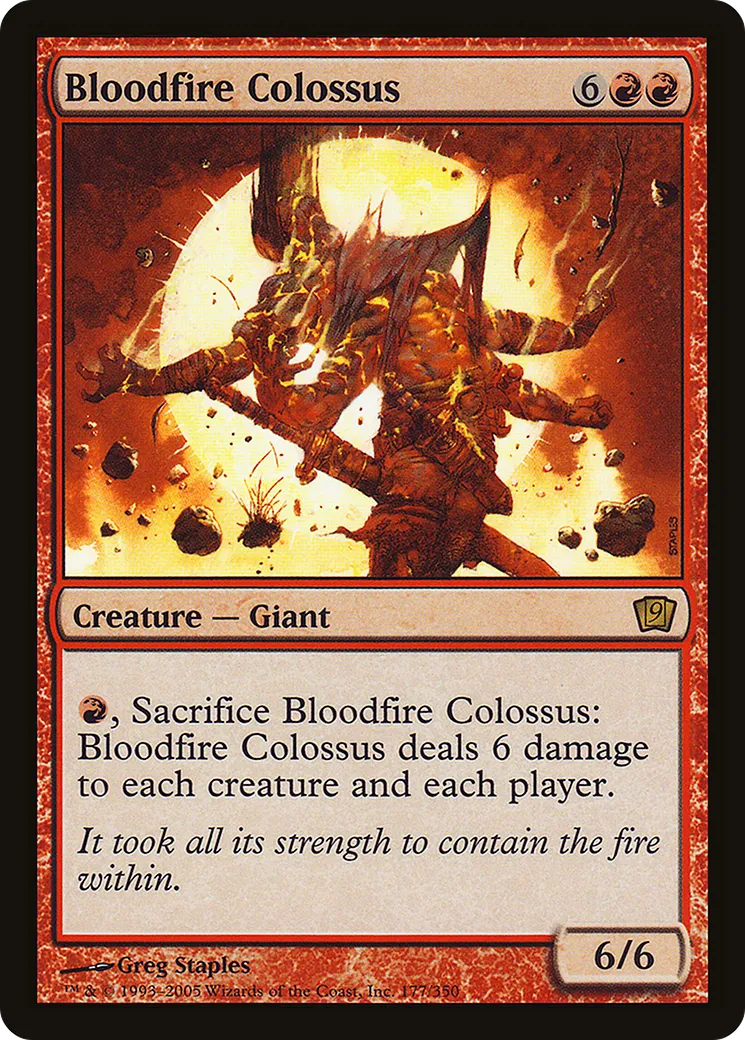 Bloodfire Colossus — Ninth Edition — Magic: The Gathering
