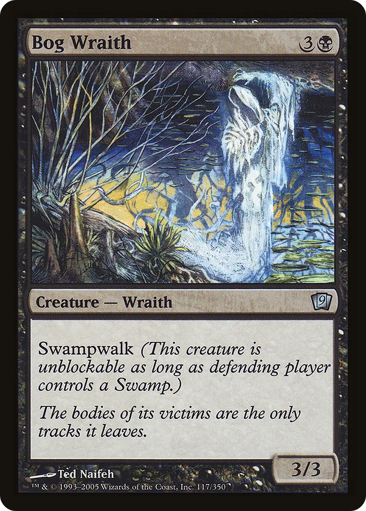 Bog Wraith — Ninth Edition — Magic: The Gathering