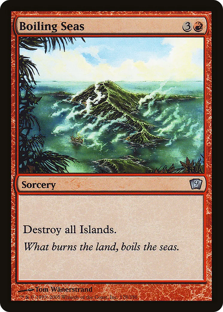 Boiling Seas — Ninth Edition — Magic: The Gathering