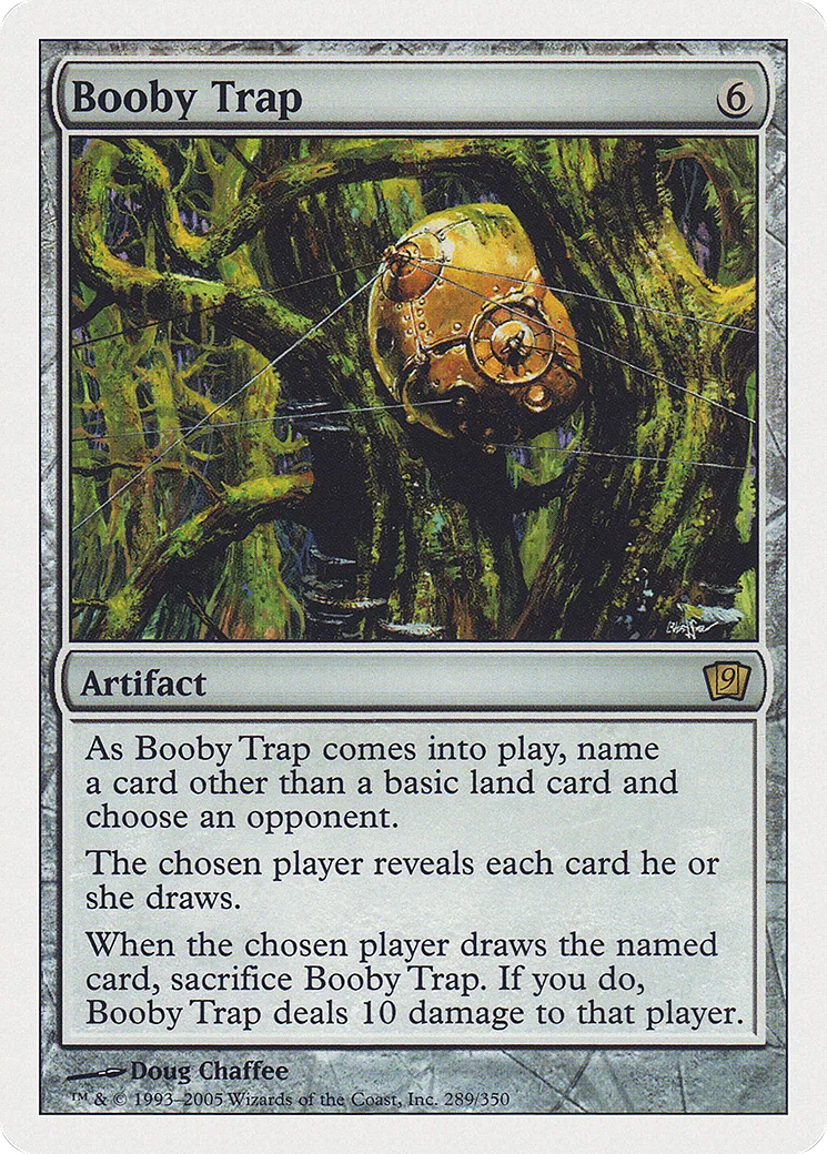 Booby Trap — Ninth Edition — Magic: The Gathering
