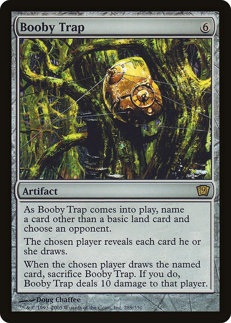 Booby Trap — Ninth Edition — Magic: The Gathering