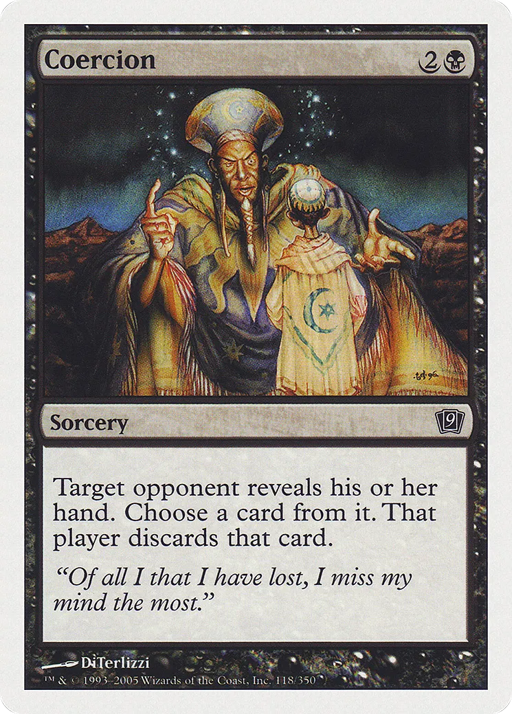 Coercition — Ninth Edition — Magic: The Gathering