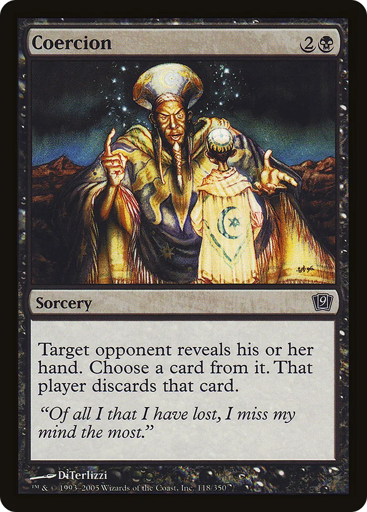 Coercion — Ninth Edition — Magic: The Gathering
