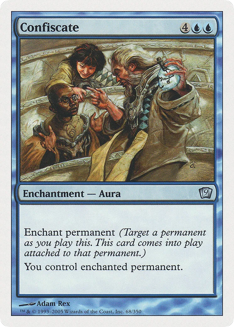 Confiscate — Ninth Edition — Magic: The Gathering