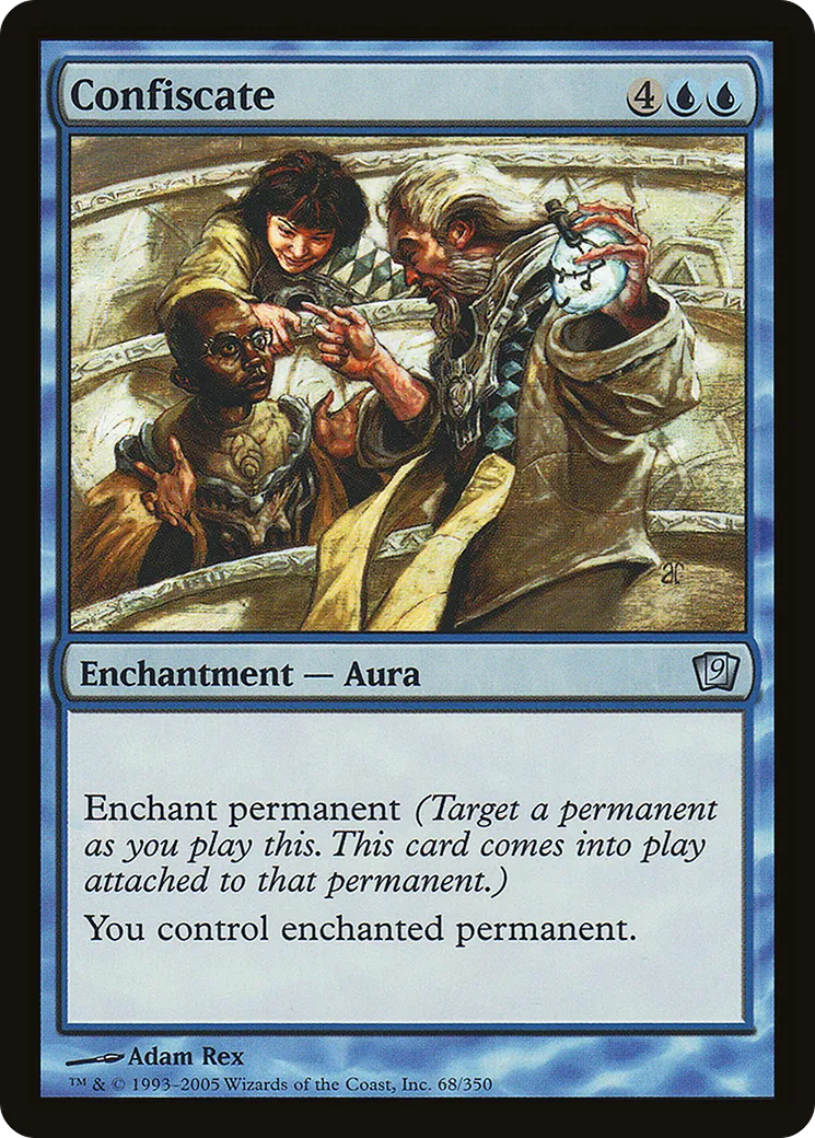 Confiscate — Ninth Edition — Magic: The Gathering