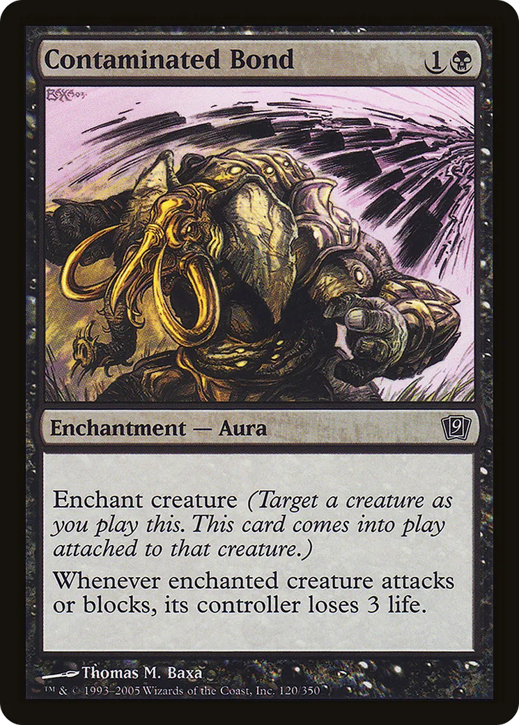 Contaminated Bond — Ninth Edition — Magic: The Gathering