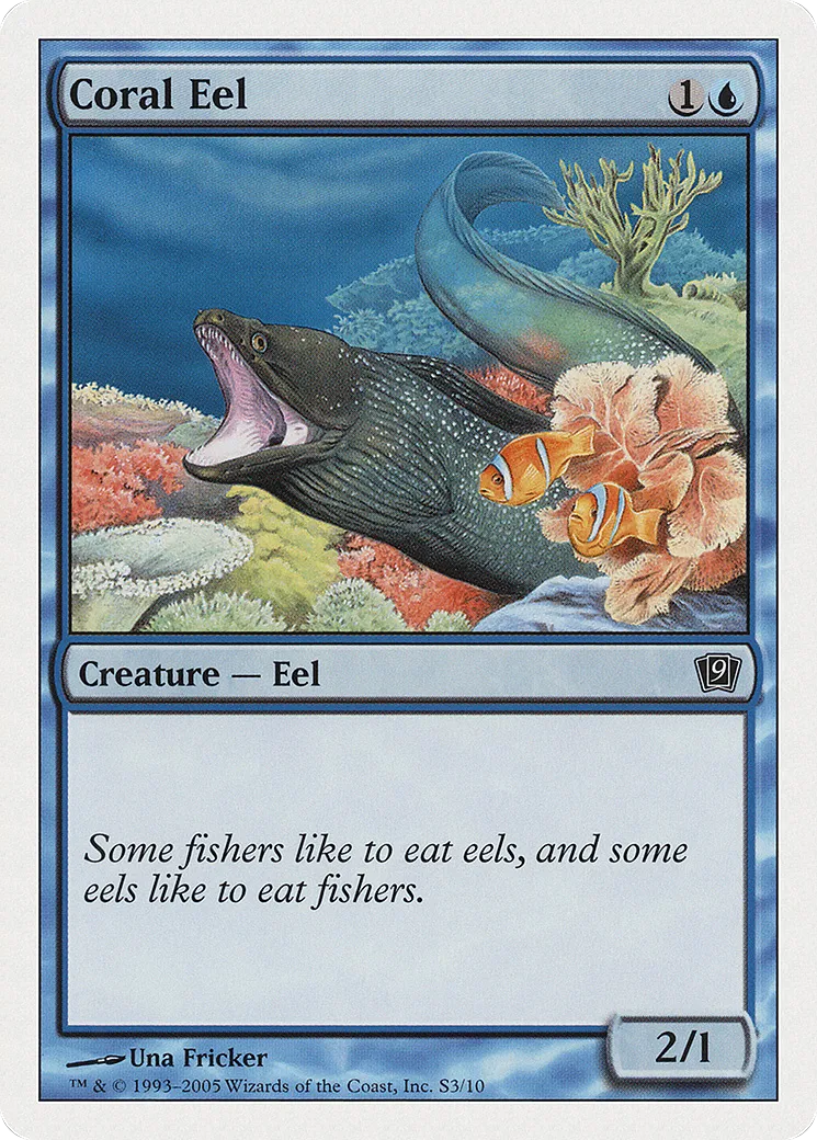 Anguille des coraux — Ninth Edition — Magic: The Gathering
