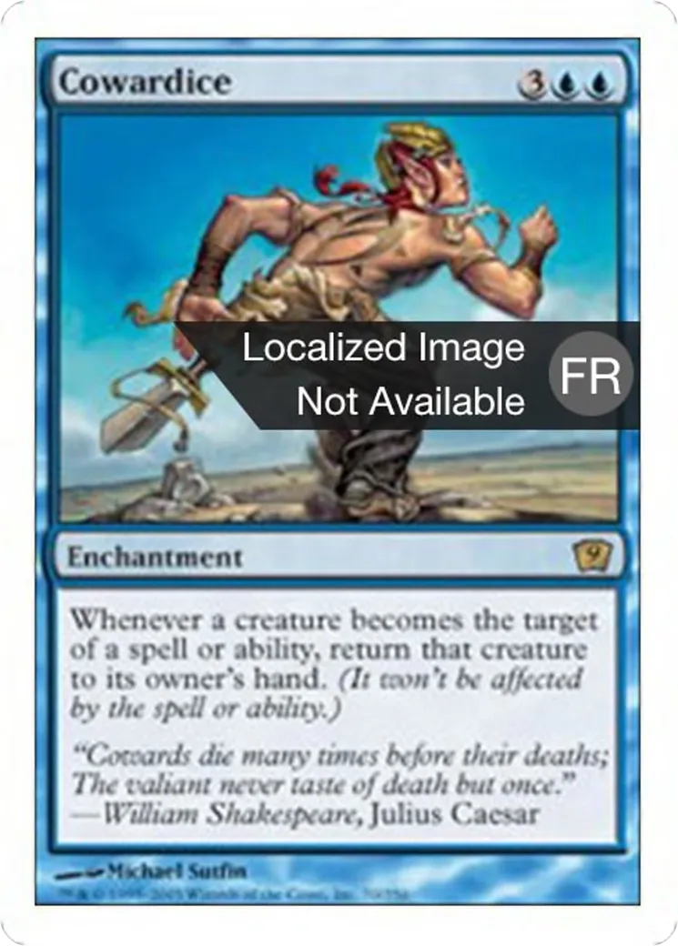 Couardise — Ninth Edition — Magic: The Gathering