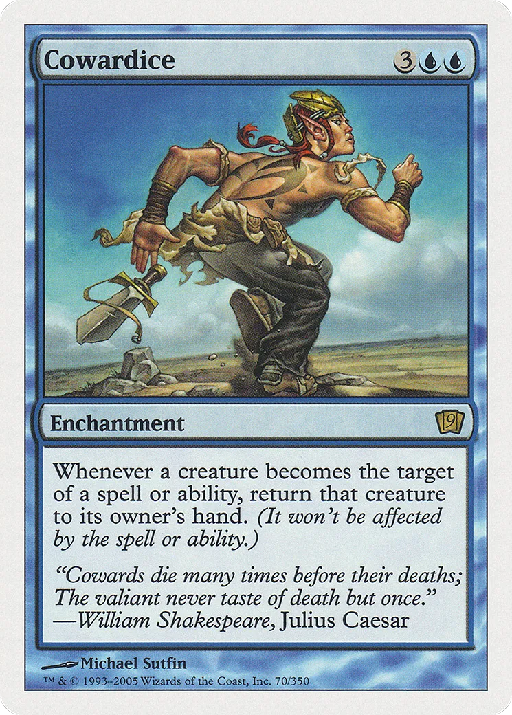 Cowardice — Ninth Edition — Magic: The Gathering