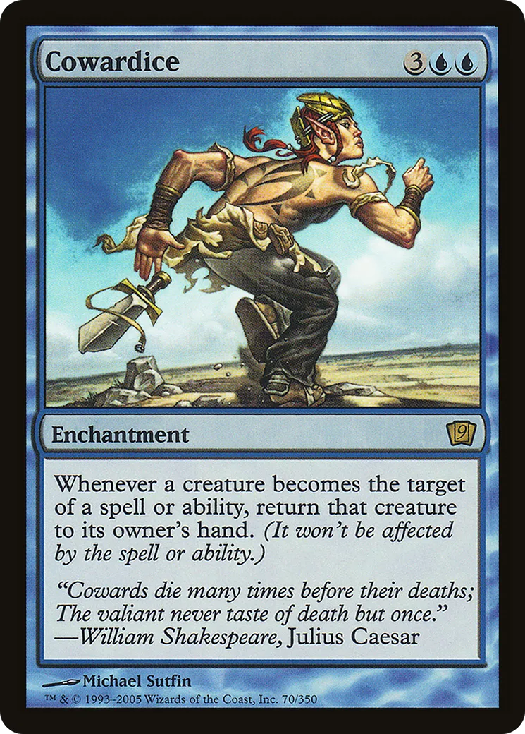 Cowardice — Ninth Edition — Magic: The Gathering