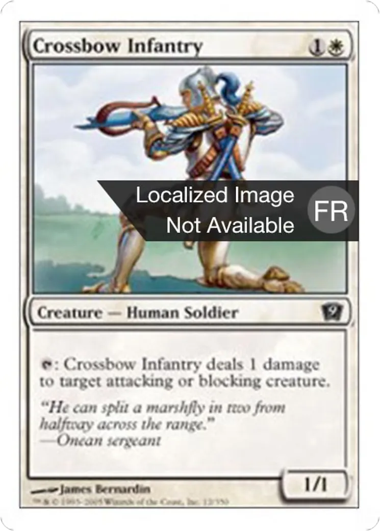 Arbalétriers à pied — Ninth Edition — Magic: The Gathering
