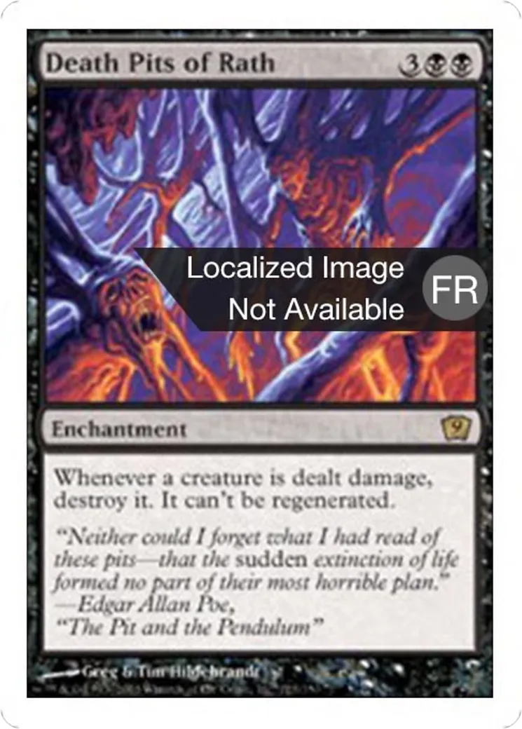 Mort-fosses de Rajh — Ninth Edition — Magic: The Gathering