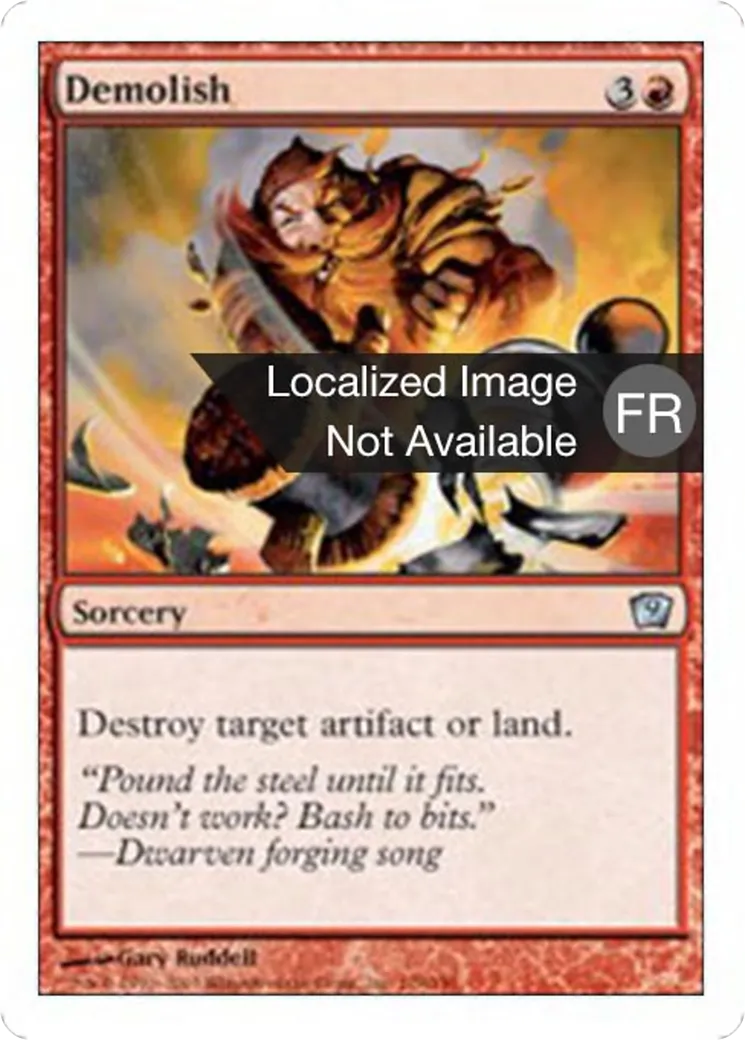 Démolition — Ninth Edition — Magic: The Gathering