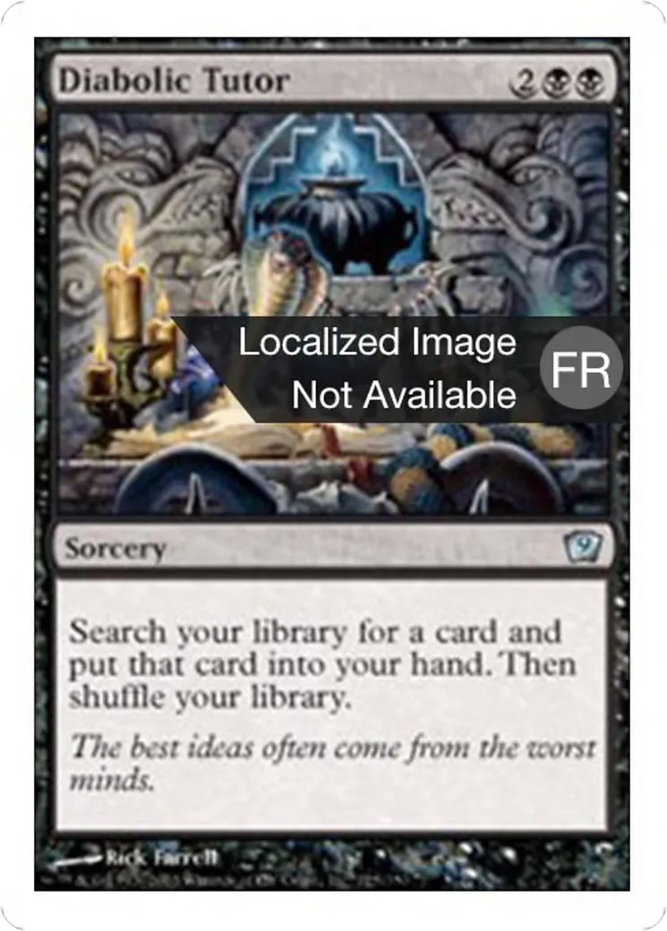 Précepteur démoniaque — Ninth Edition — Magic: The Gathering