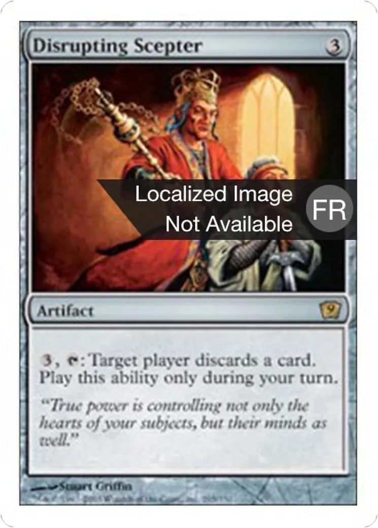 Sceptre de dislocation — Ninth Edition — Magic: The Gathering