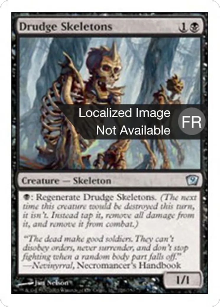 Squelettes serviles — Ninth Edition — Magic: The Gathering