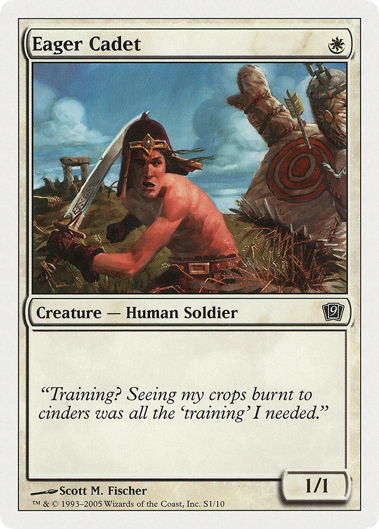 Cadet impatient — Ninth Edition — Magic: The Gathering
