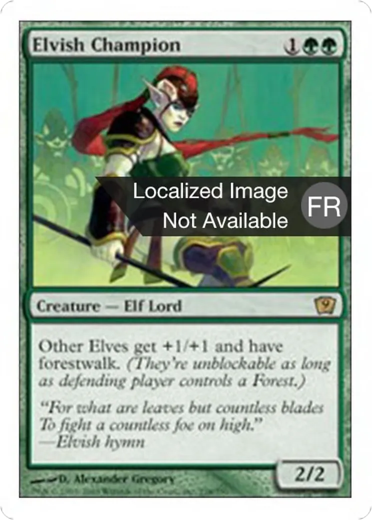 Championne elfe — Ninth Edition — Magic: The Gathering