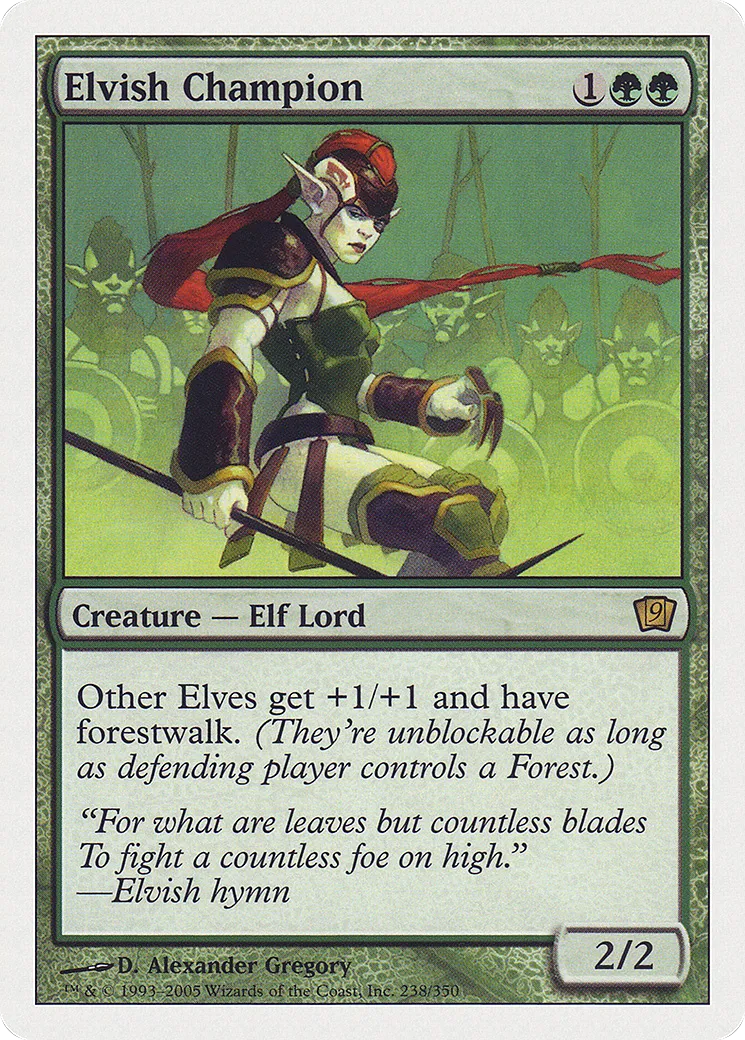 Elvish Champion — Ninth Edition — Magic: The Gathering