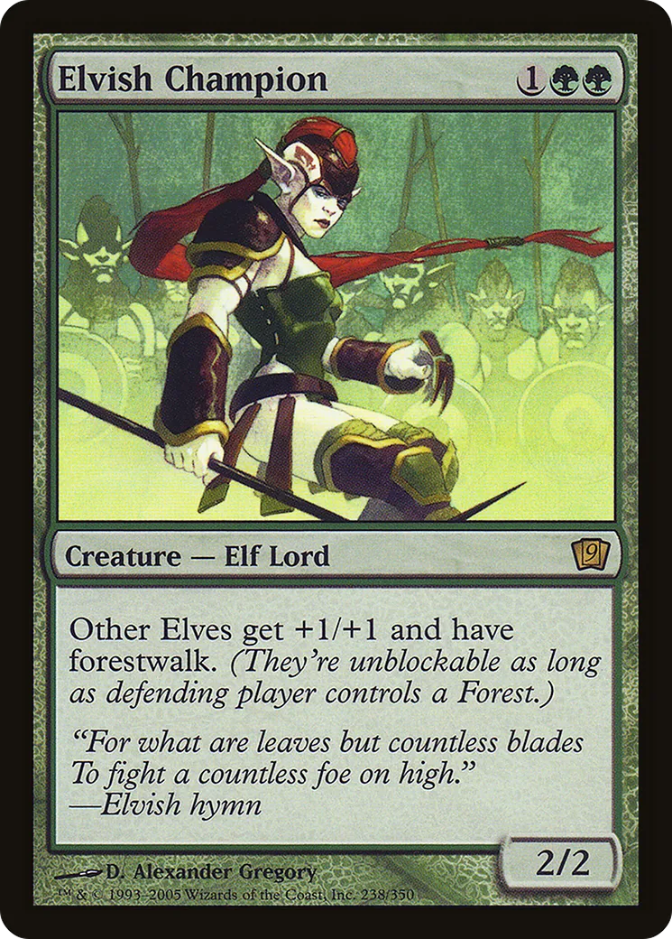 Championne elfe — Ninth Edition — Magic: The Gathering