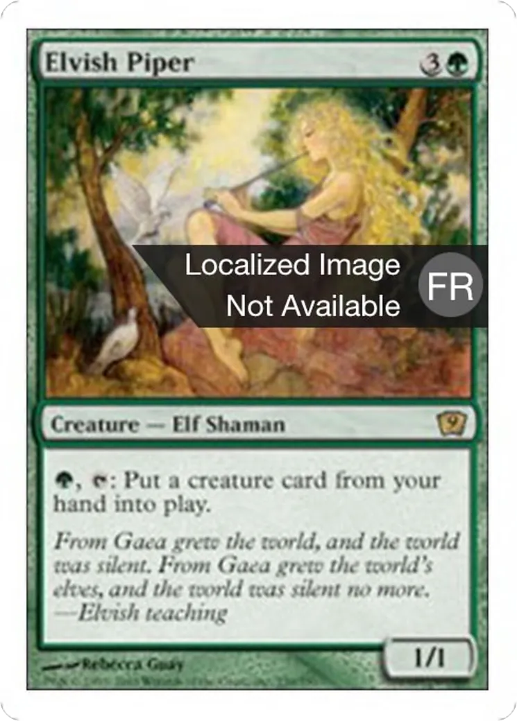 Joueuse de flûte elfe — Ninth Edition — Magic: The Gathering