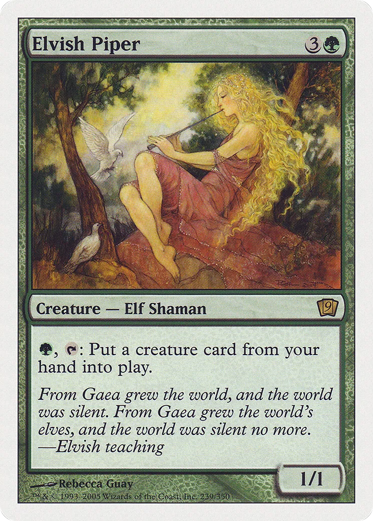 Elvish Piper — Ninth Edition — Magic: The Gathering