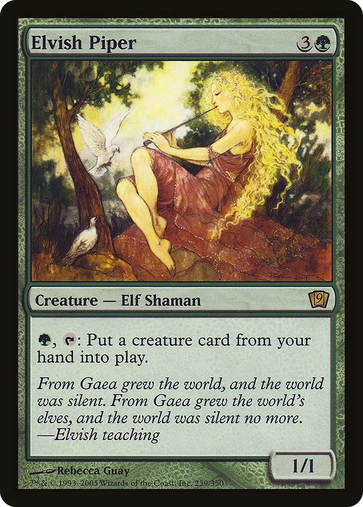 Joueuse de flûte elfe — Ninth Edition — Magic: The Gathering