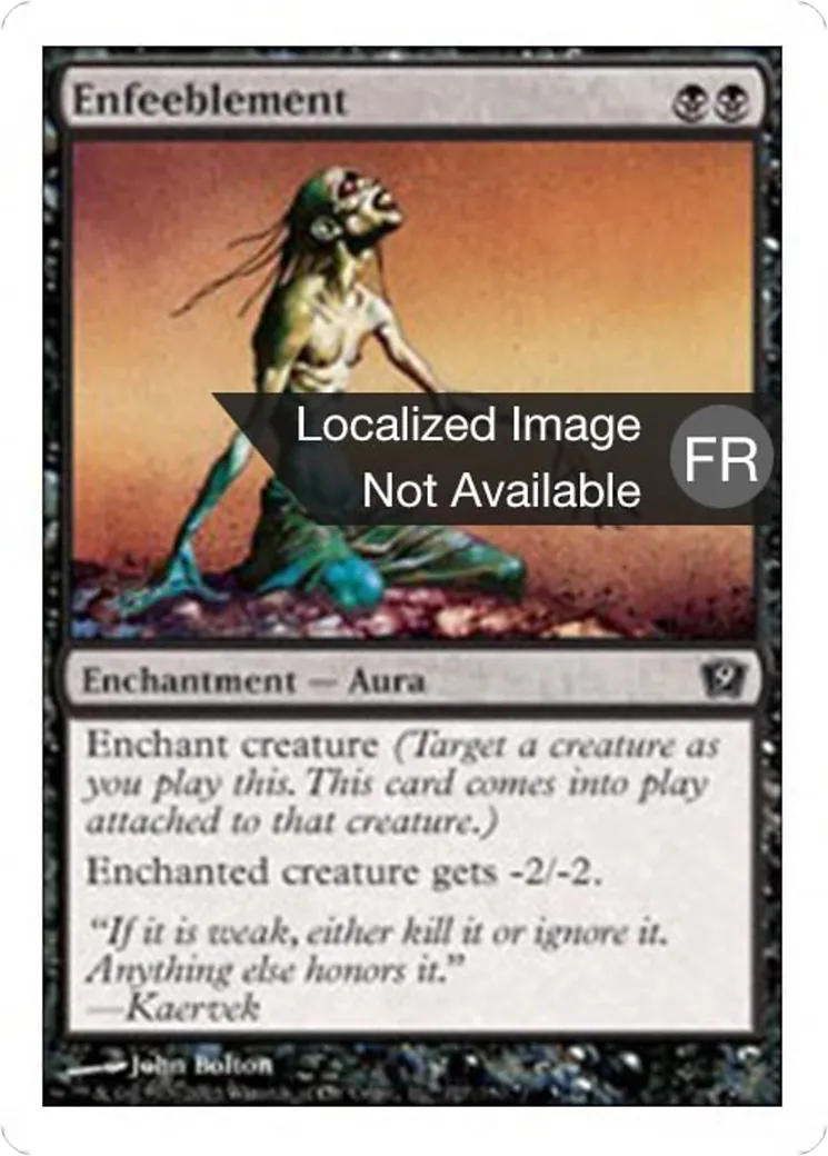 Affaiblissement — Ninth Edition — Magic: The Gathering