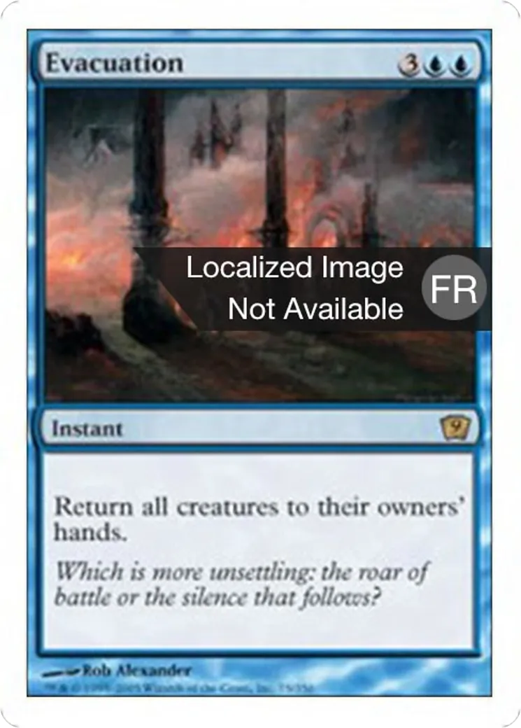 Évacuation — Ninth Edition — Magic: The Gathering