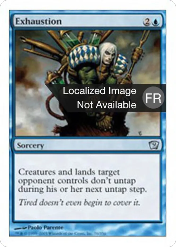 Exténuation from Ninth Edition - Magic: The Gathering