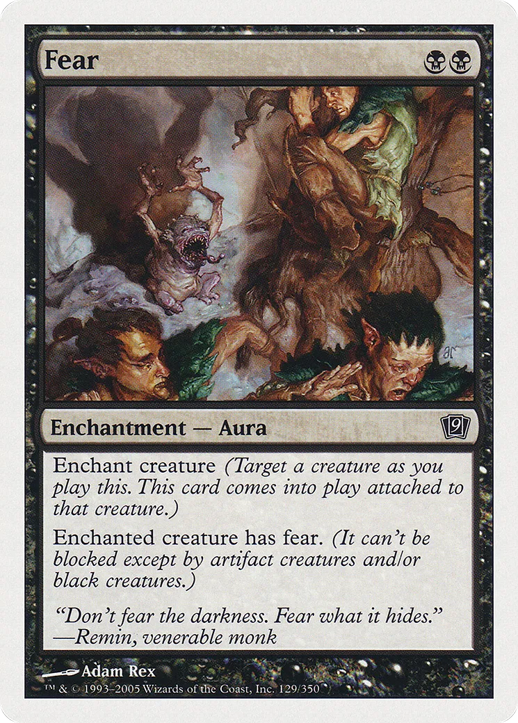 Fear — Ninth Edition — Magic: The Gathering