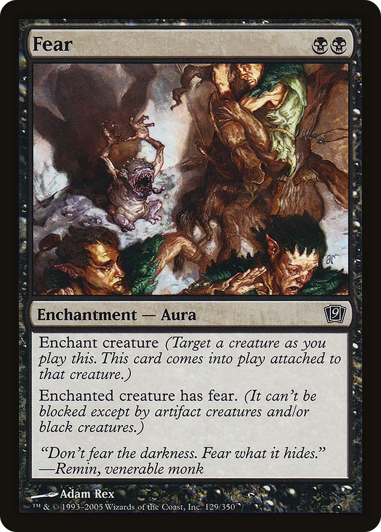 Fear — Ninth Edition — Magic: The Gathering