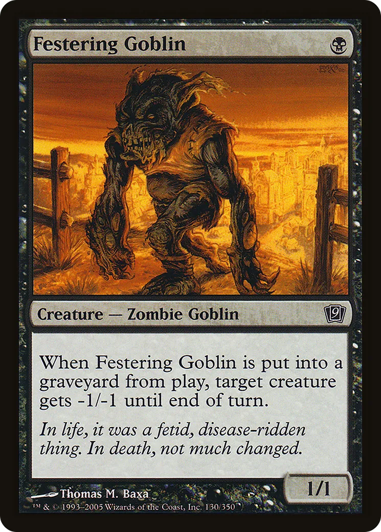 Festering Goblin — Ninth Edition — Magic: The Gathering