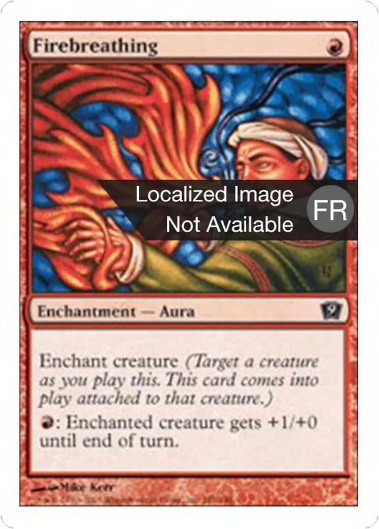 Souffle ardent — Ninth Edition — Magic: The Gathering