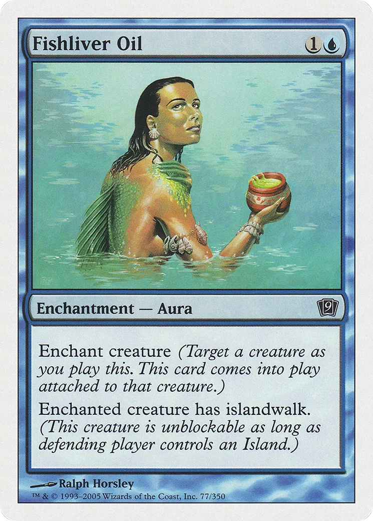 Fishliver Oil — Ninth Edition — Magic: The Gathering