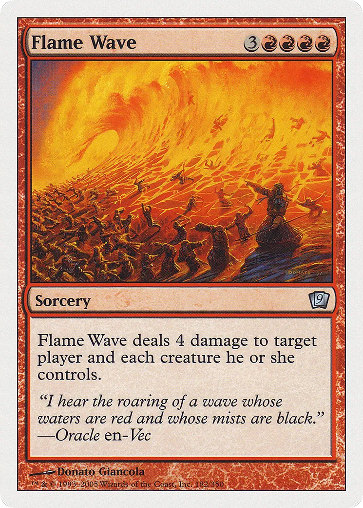 Flame Wave — Ninth Edition — Magic: The Gathering