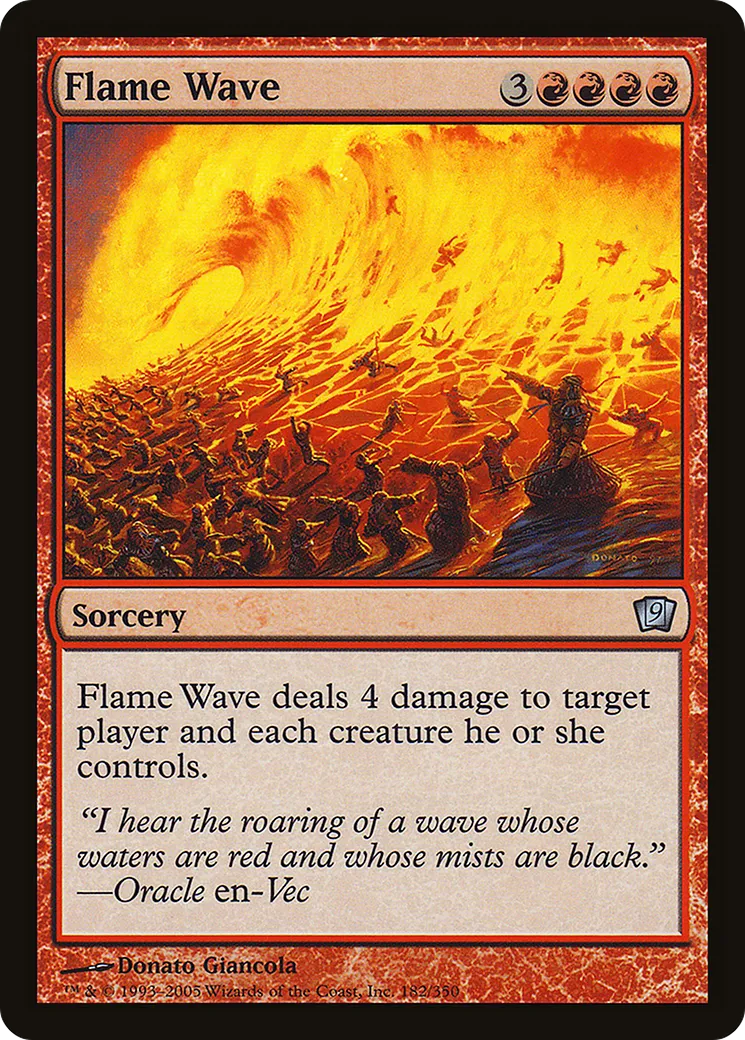 Flame Wave — Ninth Edition — Magic: The Gathering
