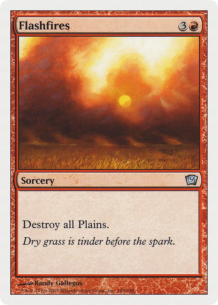 Flashfires — Ninth Edition — Magic: The Gathering