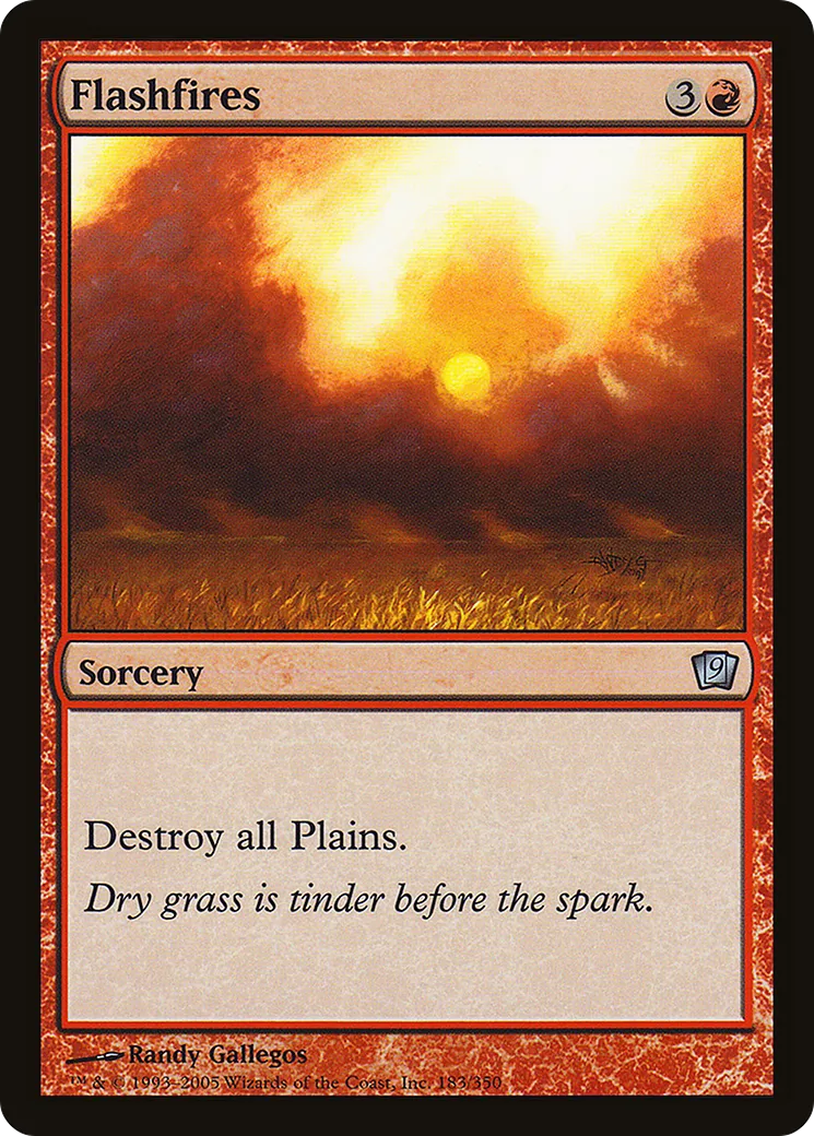 Flashfires — Ninth Edition — Magic: The Gathering